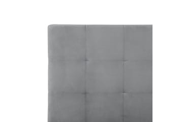 Seng med oppbevaring Lorient - Grå/Fløyel, Grå/fløyel, 180x200 cm - Møbler - Senger - Senger med oppbevaring