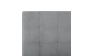 Seng med oppbevaring Lorient - Grå/Fløyel, Grå/fløyel, 180x200 cm - Møbler - Senger - Senger med oppbevaring