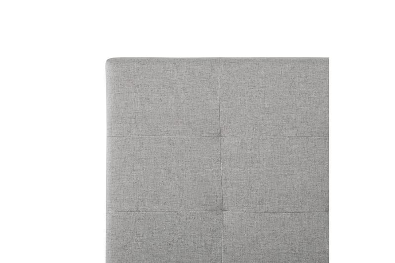 Seng med oppbevaring Lorient - Grå/Polyester, Grå/polyester, 180x200 cm - Møbler - Senger - Senger med oppbevaring