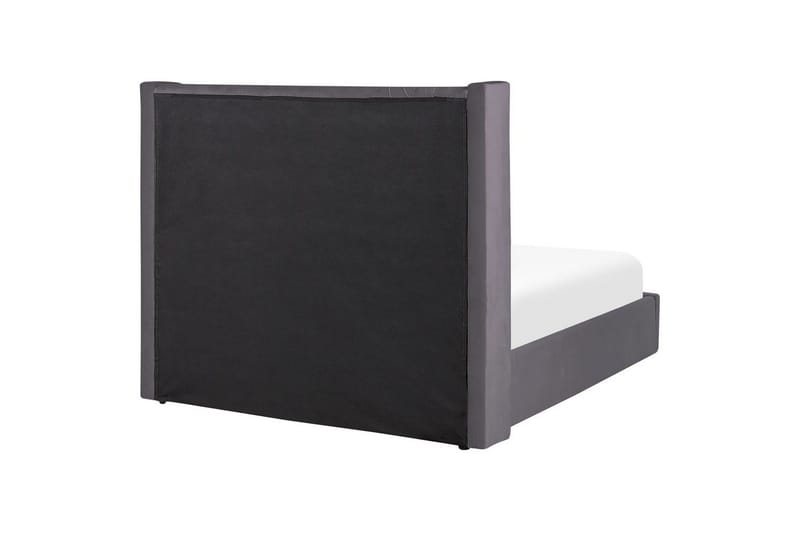 Seng med oppbevaring Lubbon - Grå, Sølv, 140x200 cm - Møbler - Senger - Senger med oppbevaring