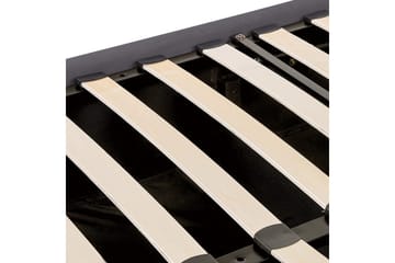 Seng med oppbevaring Lubbon - Grå, Sølv, 140x200 cm - Møbler - Senger - Senger med oppbevaring