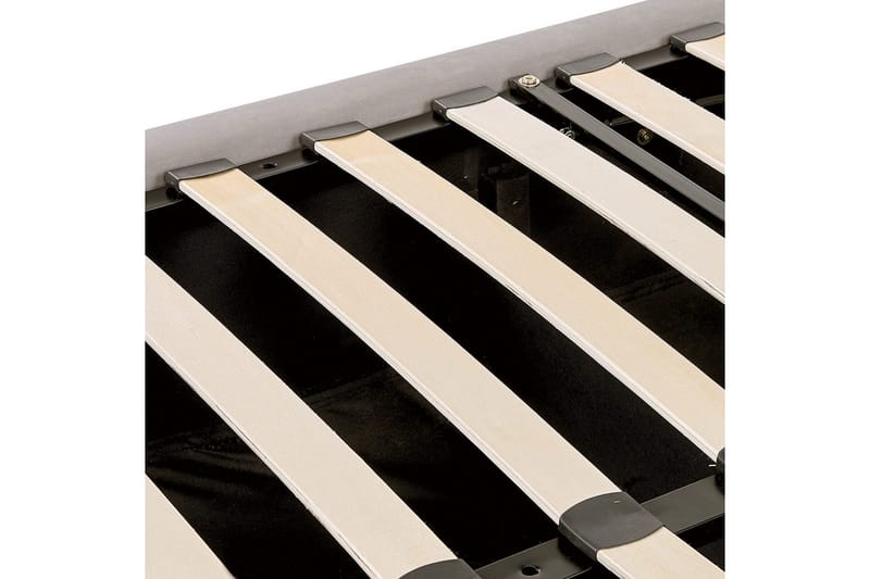 Seng med oppbevaring Lubbon - Sølv, 180x200 cm - Møbler - Senger - Senger med oppbevaring