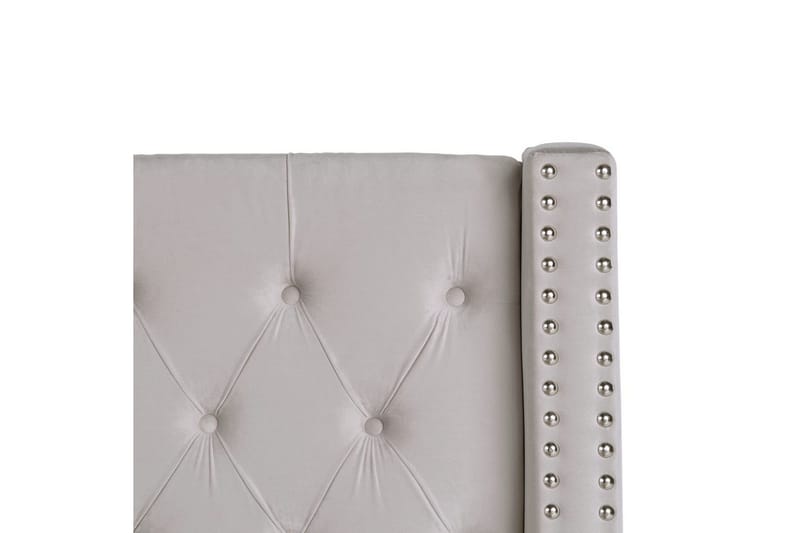 Seng med oppbevaring Lubbon - Sølv, 180x200 cm - Møbler - Senger - Senger med oppbevaring