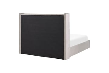 Seng med oppbevaring Lubbon - Sølv, 180x200 cm - Møbler - Senger - Senger med oppbevaring