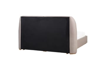 Seng med oppbevaring Monestier - Beige, 160x200 cm - Møbler - Senger - Senger med oppbevaring