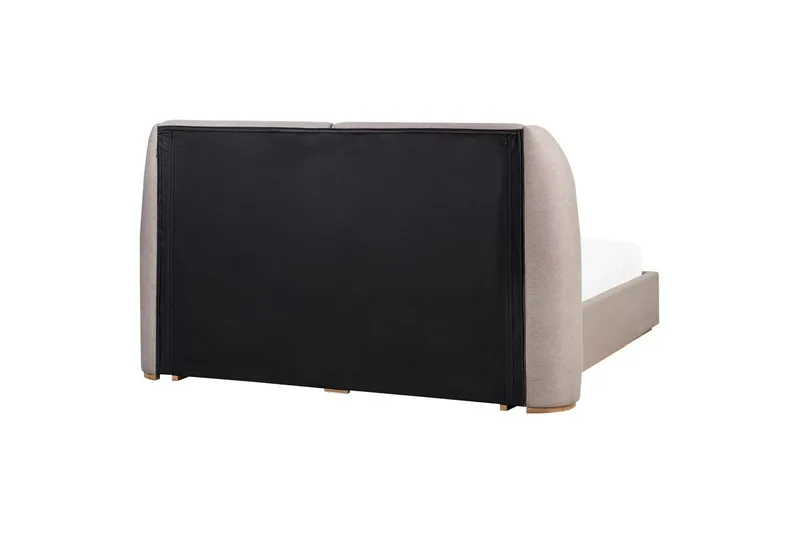 Seng med oppbevaring Monestier - Beige, 160x200 cm - Møbler - Senger - Senger med oppbevaring