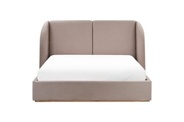 Seng med oppbevaring Monestier - Beige, 160x200 cm - Møbler - Senger - Senger med oppbevaring