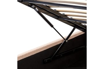 Seng med oppbevaring Orbey - Beige, 140x200 cm - Møbler - Senger - Senger med oppbevaring