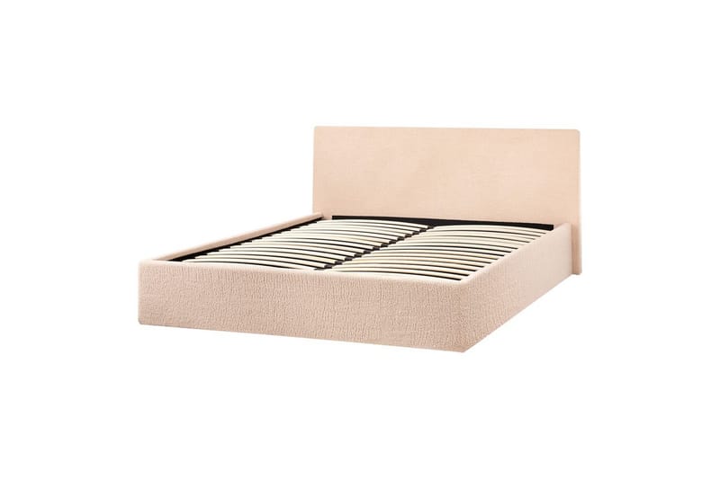 Seng med oppbevaring Orbey - Beige, 140x200 cm - Møbler - Senger - Senger med oppbevaring