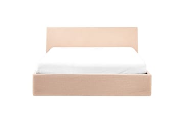 Seng med oppbevaring Orbey - Beige, 140x200 cm - Møbler - Senger - Senger med oppbevaring