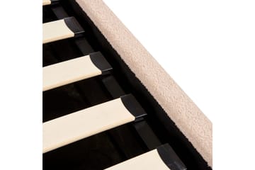 Seng med oppbevaring Orbey - Beige, 160x200 cm - Møbler - Senger - Senger med oppbevaring
