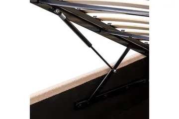 Seng med oppbevaring Orbey - Beige, 180x200 cm - Møbler - Senger - Senger med oppbevaring