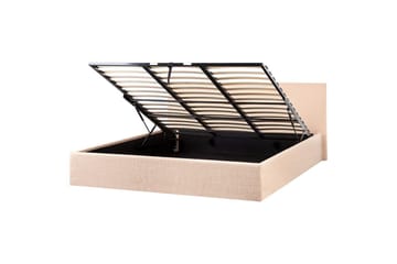 Seng med oppbevaring Orbey - Beige, 180x200 cm - Møbler - Senger - Senger med oppbevaring