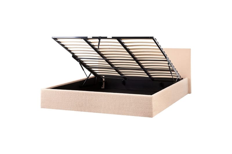 Seng med oppbevaring Orbey - Beige, 180x200 cm - Møbler - Senger - Senger med oppbevaring