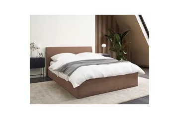 Seng med oppbevaring Orbey - Brun, 140x200 cm - Møbler - Senger - Senger med oppbevaring
