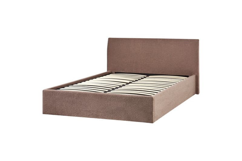 Seng med oppbevaring Orbey - Brun, 140x200 cm - Møbler - Senger - Senger med oppbevaring