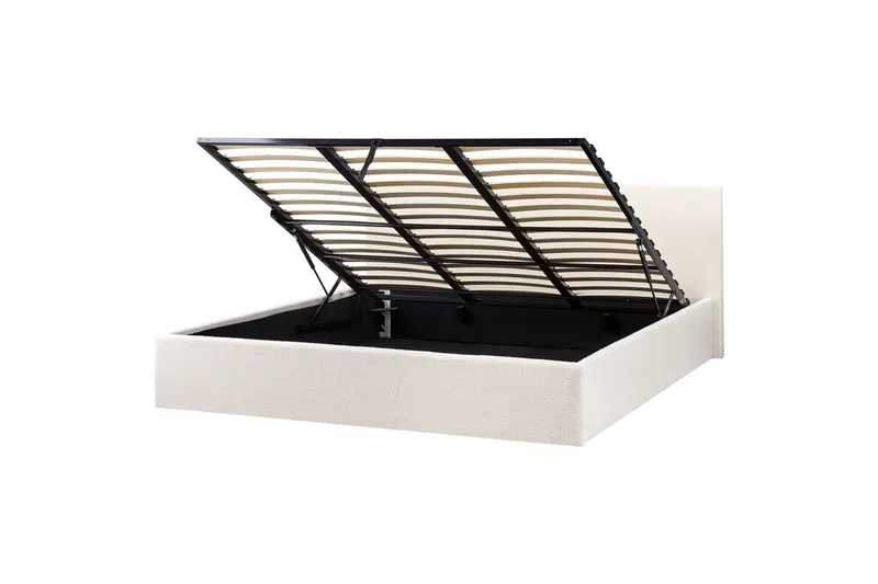 Seng med oppbevaring Orbey - Hvit, 180x200 cm - Møbler - Senger - Senger med oppbevaring