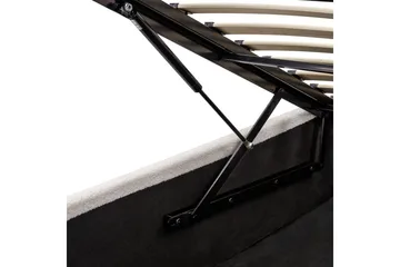 Seng med oppbevaring Orbey - Hvit, 180x200 cm - Møbler - Senger - Senger med oppbevaring