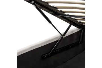 Seng med oppbevaring Orbey - Hvit, 180x200 cm - Møbler - Senger - Senger med oppbevaring