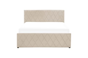 Seng med oppbevaring Rochefort - Beige, 140x200 cm - Møbler - Senger - Senger med oppbevaring