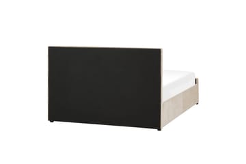 Seng med oppbevaring Rochefort - Beige, 140x200 cm - Møbler - Senger - Senger med oppbevaring