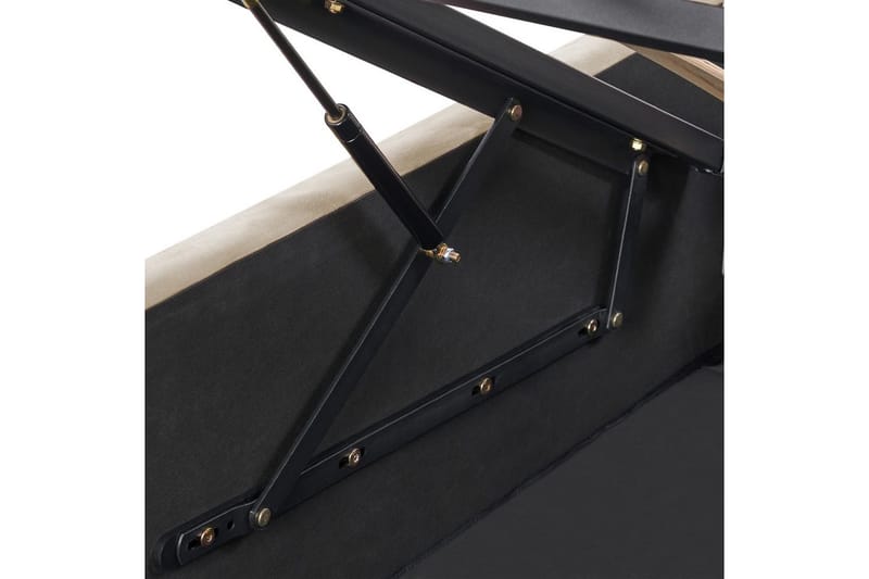 Seng med oppbevaring Rochefort - Beige, 160x200 cm - Møbler - Senger - Senger med oppbevaring