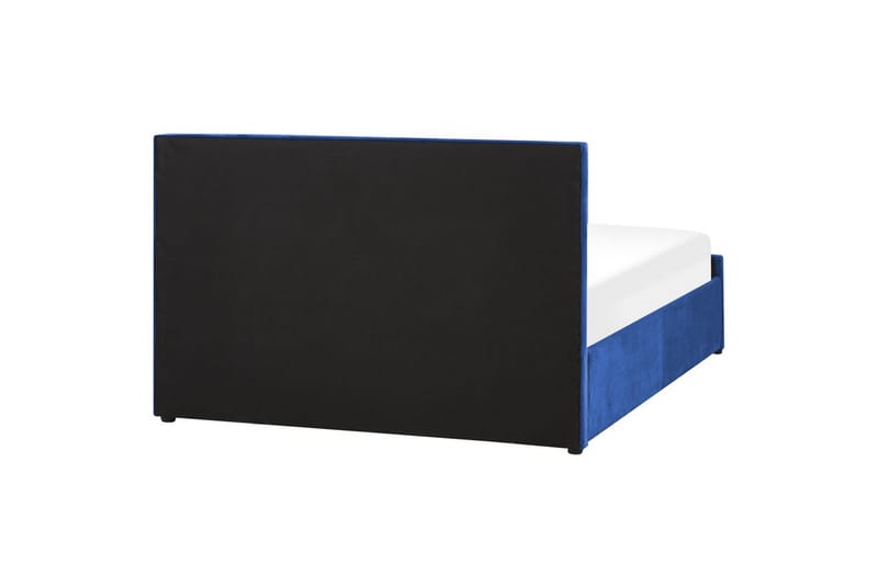 Seng med oppbevaring Rochefort - Blå, 140x200 cm - Møbler - Senger - Senger med oppbevaring