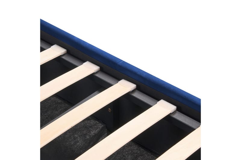 Seng med oppbevaring Rochefort - Blå, 140x200 cm - Møbler - Senger - Senger med oppbevaring
