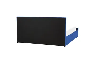 Seng med oppbevaring Rochefort - Blå, 180x200 cm - Møbler - Senger - Senger med oppbevaring