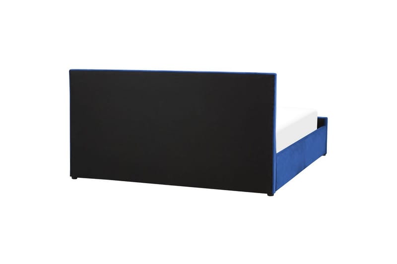 Seng med oppbevaring Rochefort - Blå, 180x200 cm - Møbler - Senger - Senger med oppbevaring