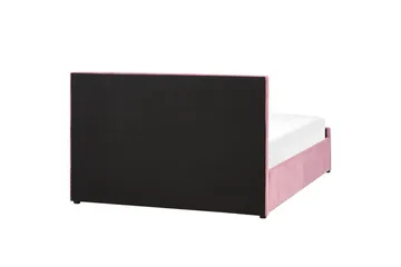 Seng med oppbevaring Rochefort - Rosa, 140x200 cm - Møbler - Senger - Senger med oppbevaring