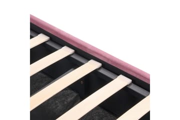 Seng med oppbevaring Rochefort - Rosa, 140x200 cm - Møbler - Senger - Senger med oppbevaring