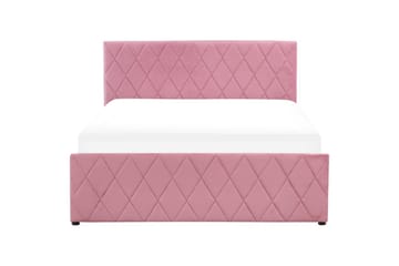 Seng med oppbevaring Rochefort - Rosa, 140x200 cm - Møbler - Senger - Senger med oppbevaring