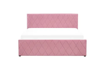 Seng med oppbevaring Rochefort - Rosa, 160x200 cm - Møbler - Senger - Senger med oppbevaring