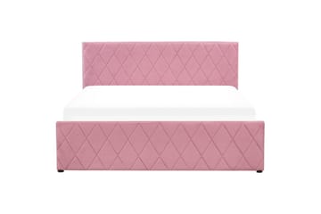 Seng med oppbevaring Rochefort - Rosa, 160x200 cm - Møbler - Senger - Senger med oppbevaring