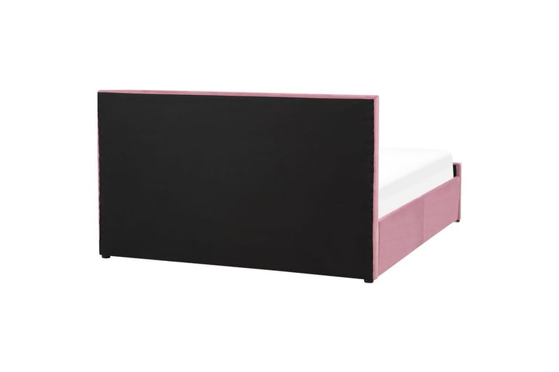 Seng med oppbevaring Rochefort - Rosa, 160x200 cm - Møbler - Senger - Senger med oppbevaring