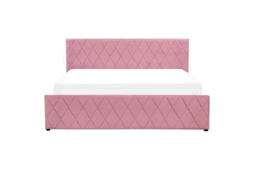 Seng med oppbevaring Rochefort - Rosa, 180x200 cm - Møbler - Senger - Senger med oppbevaring