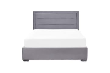 Seng med oppbevaring Rouen - Grå, 140x200 cm - Møbler - Senger - Senger med oppbevaring