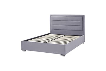 Seng med oppbevaring Rouen - Grå, 140x200 cm - Møbler - Senger - Senger med oppbevaring