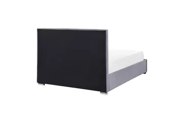 Seng med oppbevaring Rouen - Grå, 140x200 cm - Møbler - Senger - Senger med oppbevaring