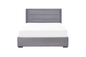 Seng med oppbevaring Rouen - Grå, 140x200 cm - Møbler - Senger - Senger med oppbevaring