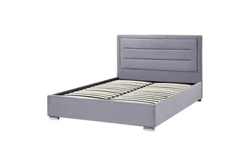 Seng med oppbevaring Rouen - Grå, 160x200 cm - Møbler - Senger - Senger med oppbevaring