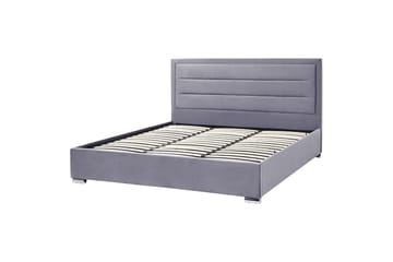 Seng med oppbevaring Rouen - Grå, 180x200 cm - Møbler - Senger - Senger med oppbevaring