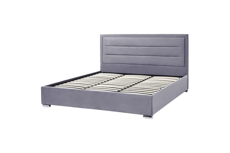 Seng med oppbevaring Rouen - Grå, 180x200 cm - Møbler - Senger - Senger med oppbevaring