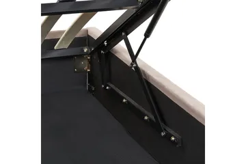 Seng med oppbevaring Rouen - Taupe, 140x200 cm - Møbler - Senger - Senger med oppbevaring