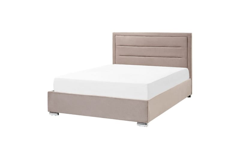 Seng med oppbevaring Rouen - Taupe, 140x200 cm - Møbler - Senger - Senger med oppbevaring