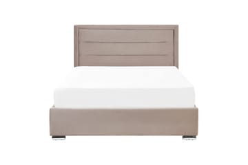Seng med oppbevaring Rouen - Taupe, 140x200 cm - Møbler - Senger - Senger med oppbevaring