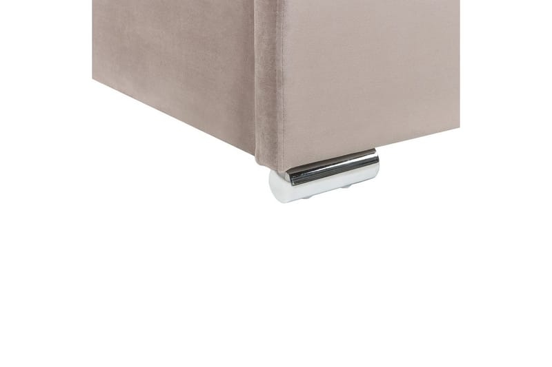 Seng med oppbevaring Rouen - Taupe, 140x200 cm - Møbler - Senger - Senger med oppbevaring