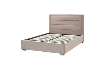 Seng med oppbevaring Rouen - Taupe, 140x200 cm - Møbler - Senger - Senger med oppbevaring