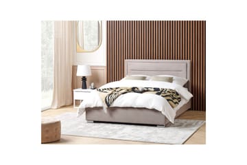 Seng med oppbevaring Rouen - Taupe, 160x200 cm - Møbler - Senger - Senger med oppbevaring